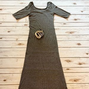 🛍Mono B Striped Maxi Dress